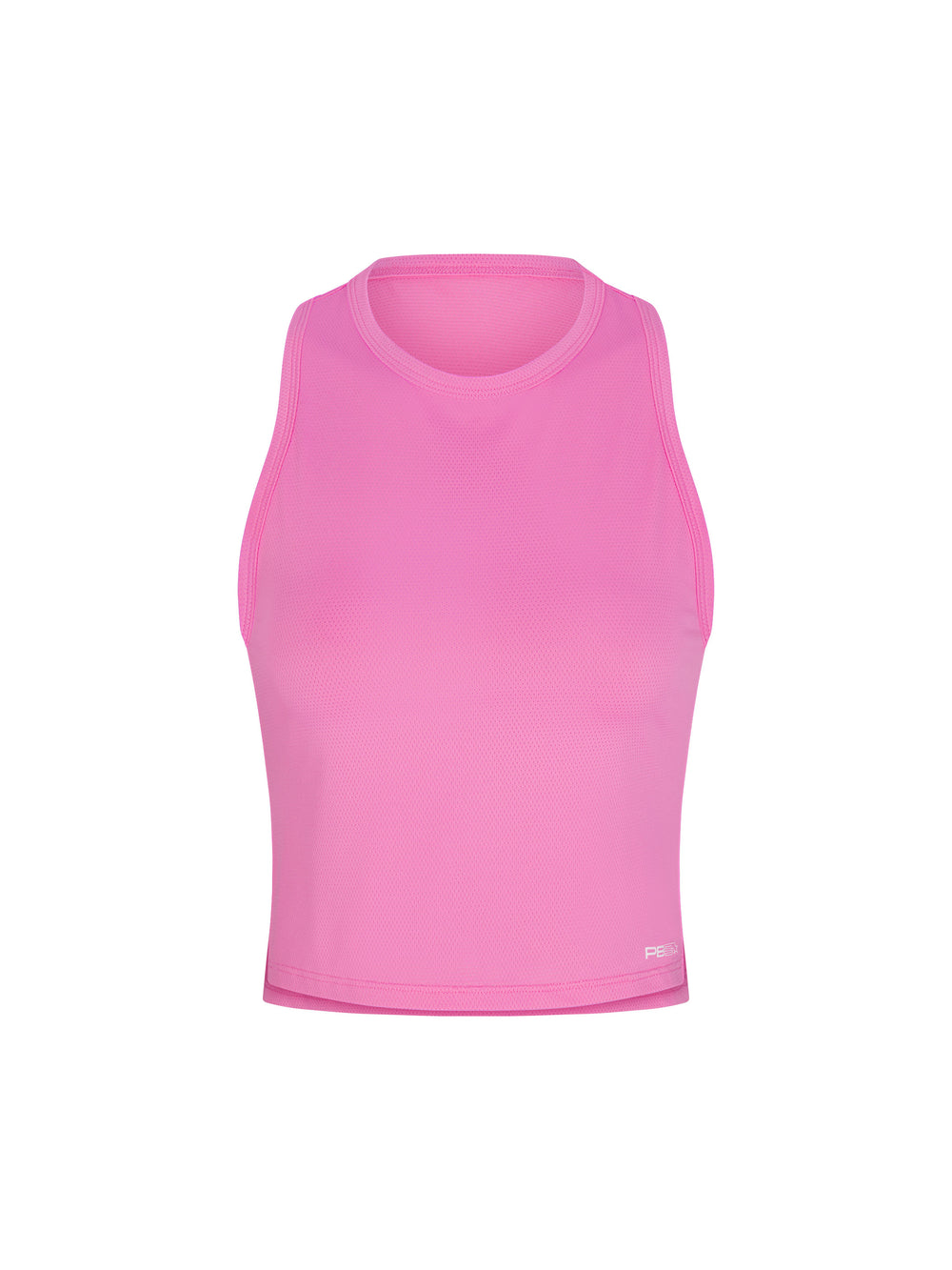 Pink PB5star cropped racer back tank featuring a high-neck design and breathable fabric. A stylish and functional activewear piece designed for maximum comfort and performance on and off the pickleball court.
PNK-10025_main