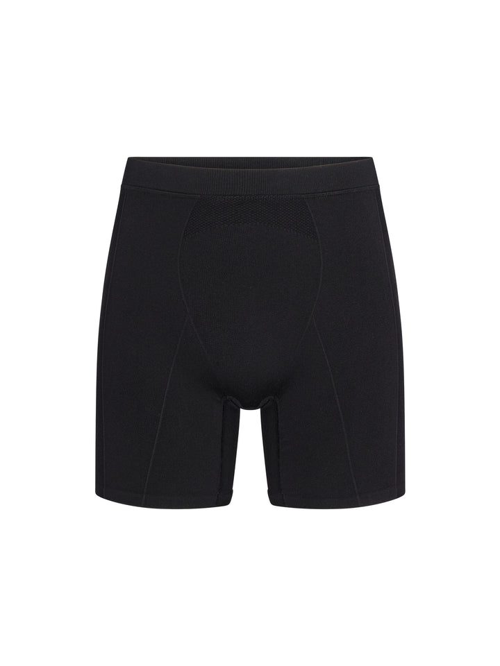 Men's Compression Short front view in Black