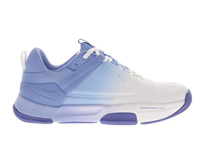 PB5star Court2 lilac-multi sneaker side view showing breathable mesh upper and dynamic stability sole.