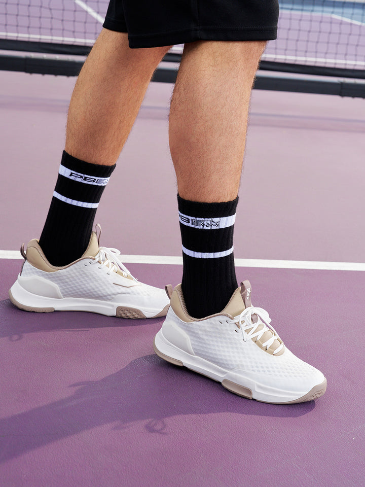 Men's Pickleball Court Shoes, PB5 Axis |  Soft White Multi