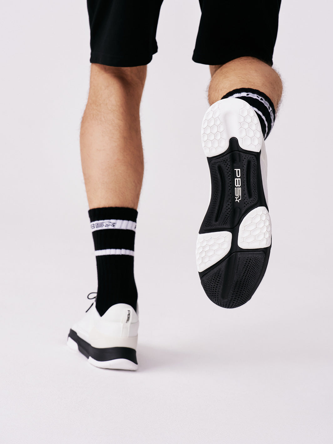 Men's Pickleball Court Shoes, PB5 Court2 |  White-Black