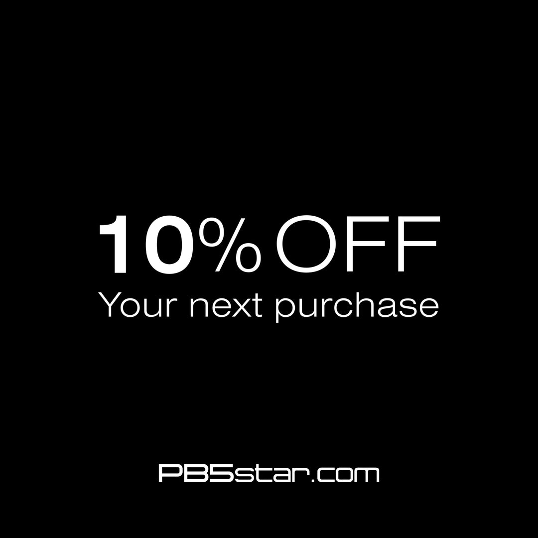 Promotion: 10% off your next purchase PB5star.com