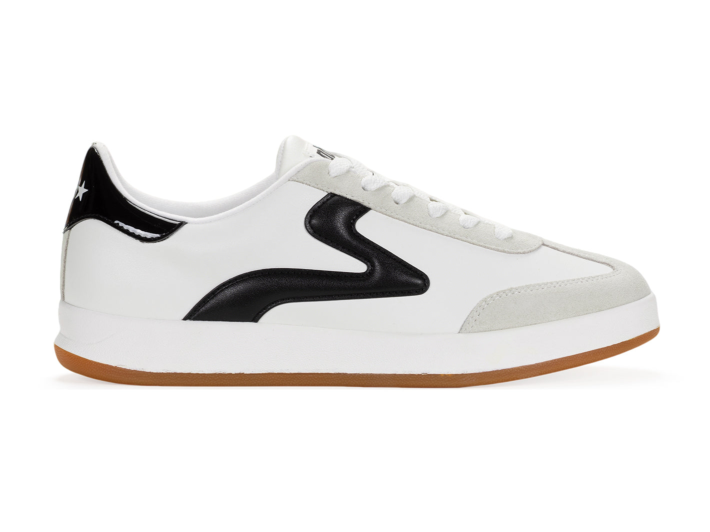 スタッドレス Boofers Women's PB5 Cosmic | White-Black Sport Casual for Court and beyond