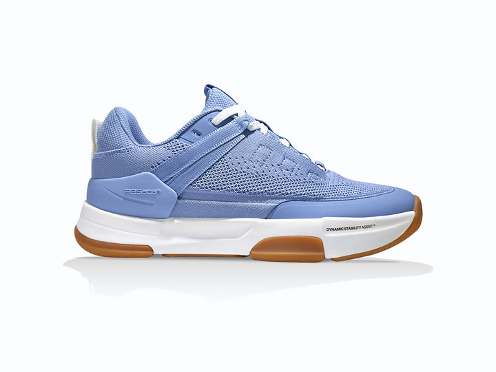 PB5star Court2 pickleball shoe in the color lilac with a modern design, featuring a dynamic stability sole and breathable mesh upper for athletic performance.