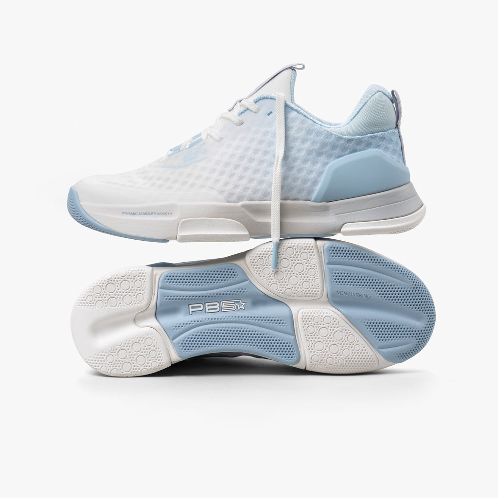 Women's Pickleball Court Shoes, PB5 Axis |  Lt. Blue Multi