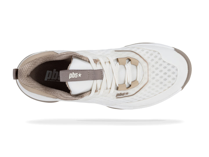 Women's Pickleball Court Shoes, PB5 Axis |  Soft White Multi
