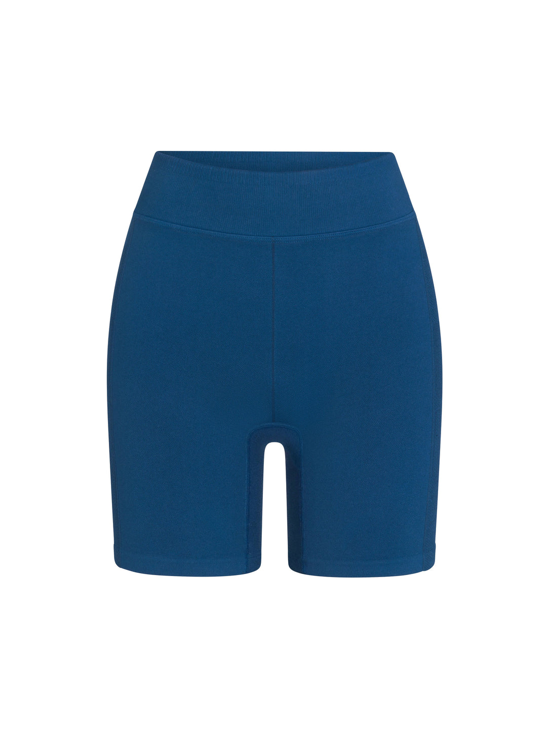 Women's Compression Short front view in astral blue.