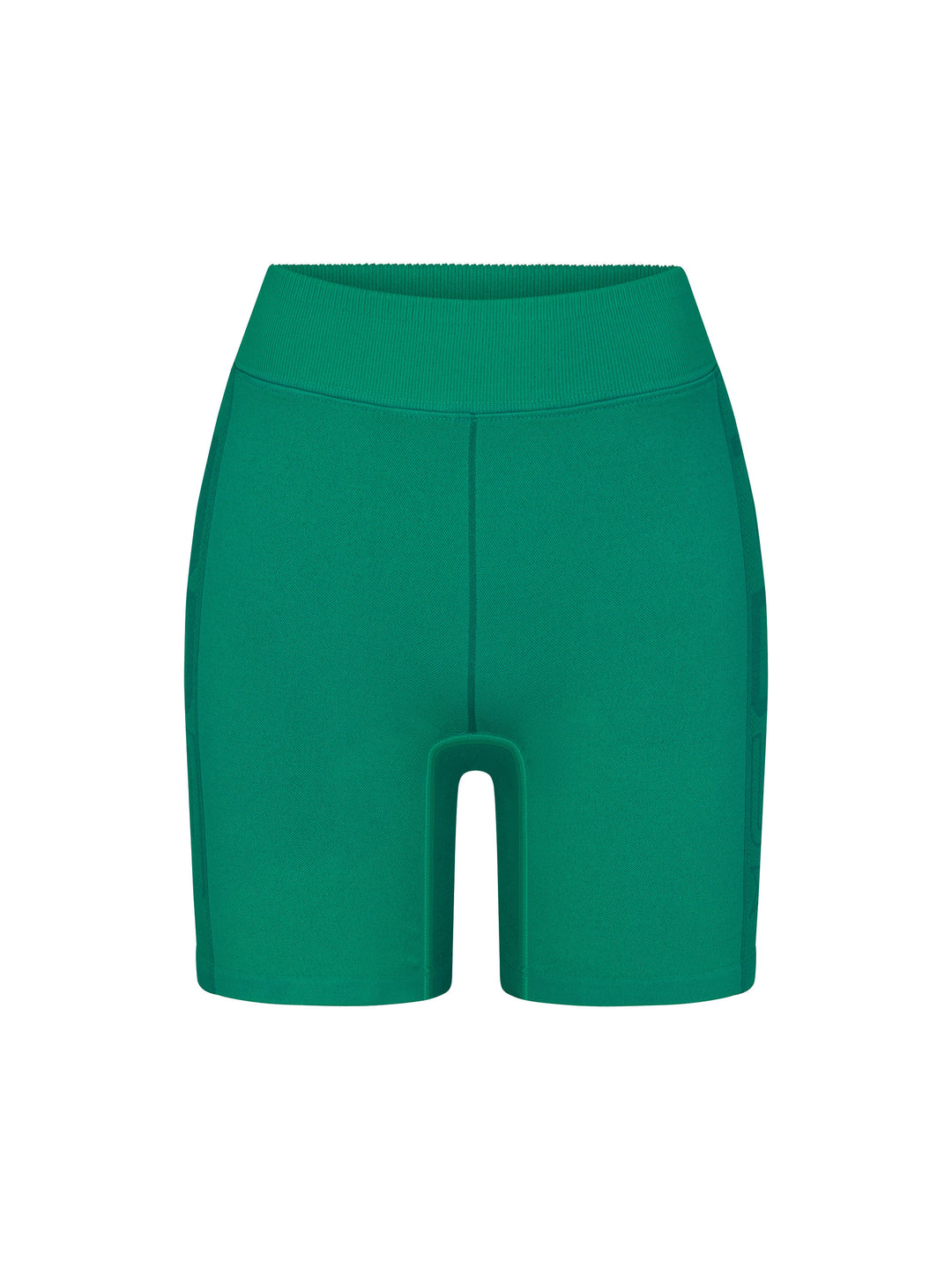 Women's Compression Short front view in jade.