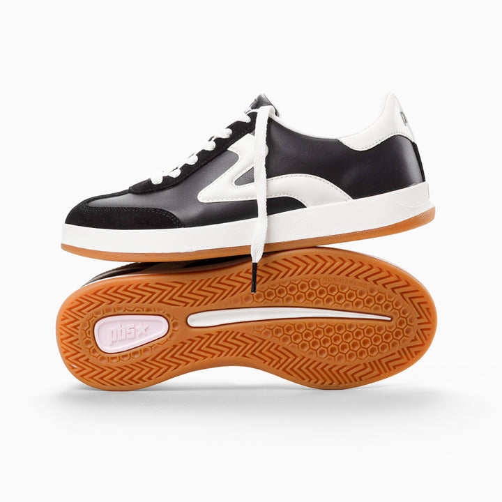 Women's Retro Lifestyle Sneaker, PB5 Cosmic |  Black-White