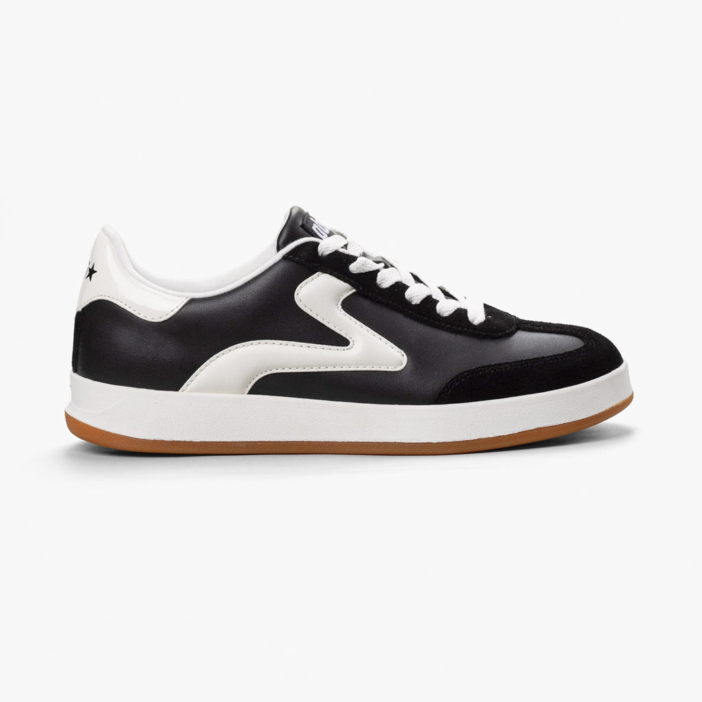 Women's Retro Lifestyle Sneaker, PB5 Cosmic |  Black-White