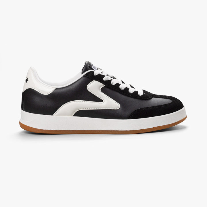 Women's Retro Lifestyle Sneaker, PB5 Cosmic |  Black-White
