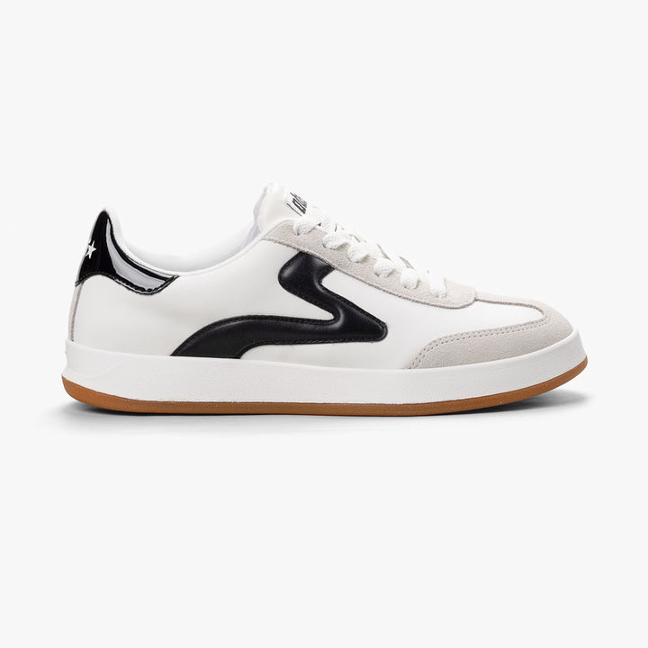 Women's Retro Lifestyle Sneaker, PB5 Cosmic |  White-Black