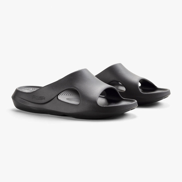 Women's Recovery Slide, PB5 Après Sport |  Black