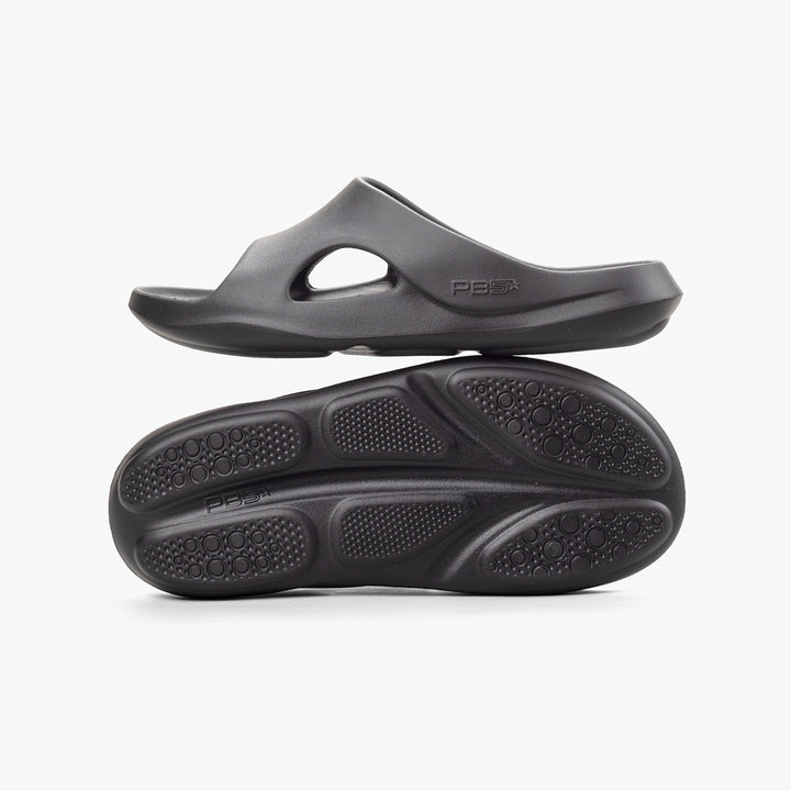 Women's Recovery Slide, PB5 Après Sport |  Black
