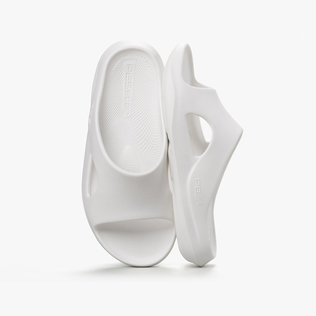 Women's Recovery Slide, PB5 Après Sport |  White
