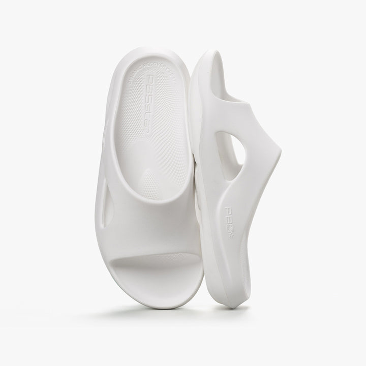 Women's Recovery Slide, PB5 Après Sport |  White