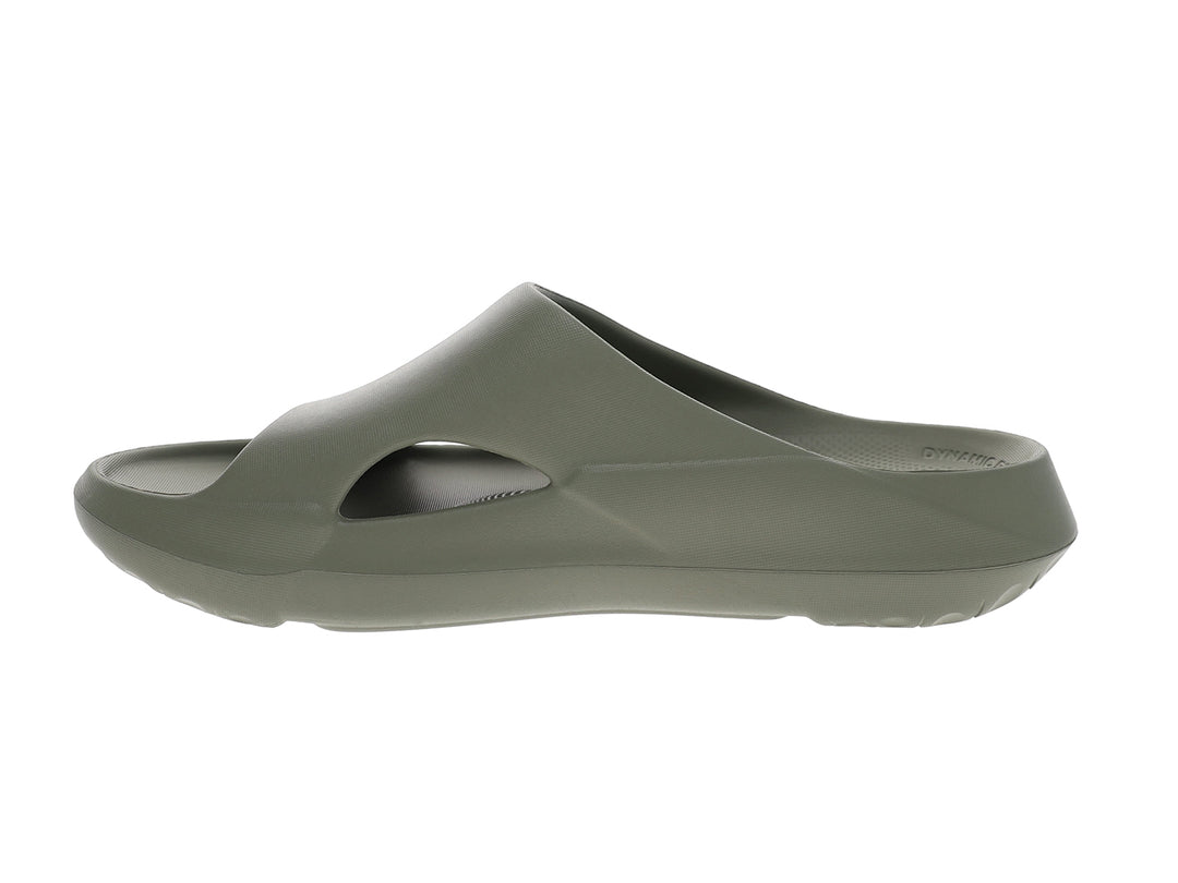 Side inside view of men’s Apres Sport pavement slide sandal featuring arch cutout design - PB5star.com