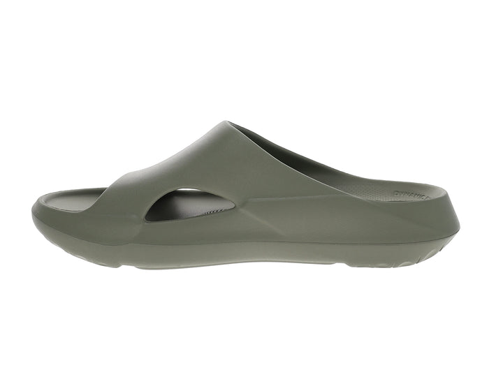 Side inside view of men’s Apres Sport pavement slide sandal featuring arch cutout design - PB5star.com