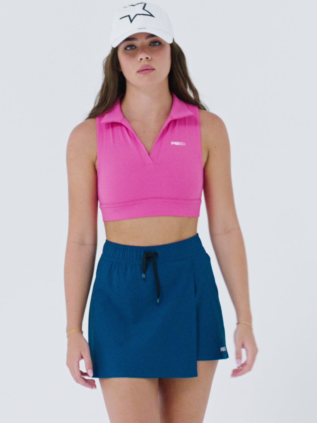 Cropped Collar Sports Bra