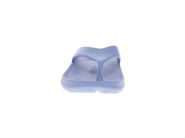 Front view of women’s Apres Sport lilac flip flop sandal with ergonomic comfort design - PB5star.com