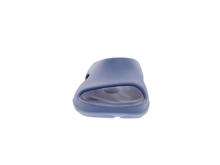 Front view of women’s Apres Sport dusk slide sandal highlighting open toe design - PB5star.com