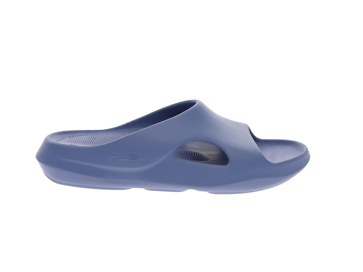 Side view of women’s Apres Sport dusk slide sandal with breathable arch cutout - PB5star.com