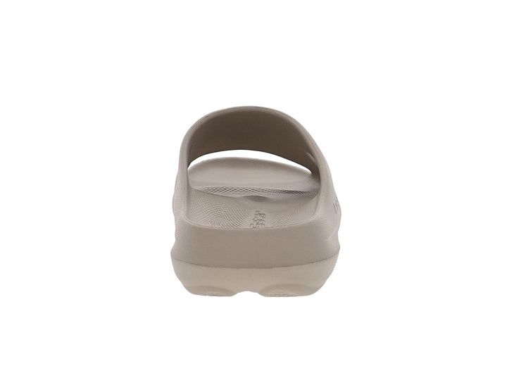 Back view of women’s Apres Sport titanium slide sandal showing heel support and tread detail - PB5star.com